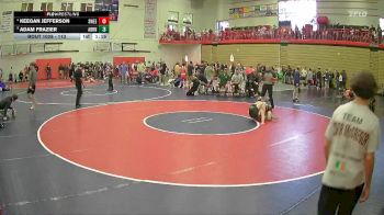 113 lbs Quarterfinal - Adam Frazier, Auburn vs Keegan Jefferson, Sweet Home