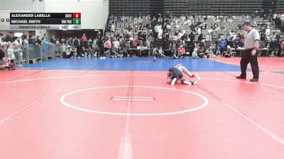72-J lbs Quarterfinal - Alexander LaBella, South Plainfield vs Michael Smith, High Pace Wrestling Club