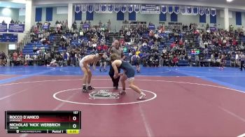 157 lbs Cons. Round 6 - Rocco D`amico, Sandusky vs Nicholas `nick` Werbrich, Taylor