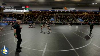 115 lbs Quarterfinal - Delaney Locke, Basehor-Linwood HS vs Zoe Dempsey, New Lenox (Lincoln-Way Central)