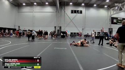 157 lbs Round 4 (8 Team) - Kale Howland, BC Predators vs Dylan Smith, Clinic Wrestling