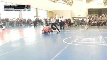 110-I lbs Round Of 64 - Dominic Giannoni, Apex vs Gavin Dugan, Broad Axe