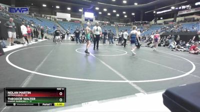 88 lbs Placement - Nolan Martin, Untouchables vs Theodor Walter, Kansas Warriors 2