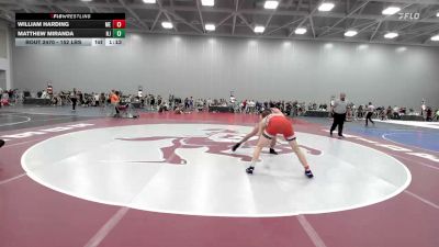 152 lbs Round Of 32 - William Harding, ME vs Matthew Miranda, NJ