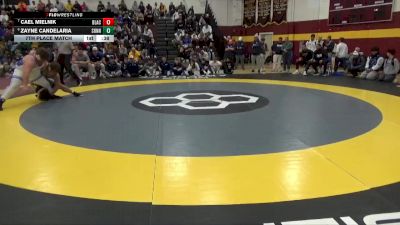 285 lbs 7th Place Match - Zayne Candelaria, Sunnyside vs Cael Mielnik, Blair Academy
