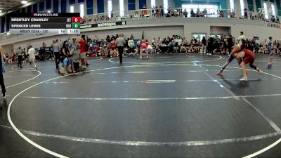 120 lbs Quarterfinal - Spencer Lewis, Southeast vs Brentley Crawley, JETS