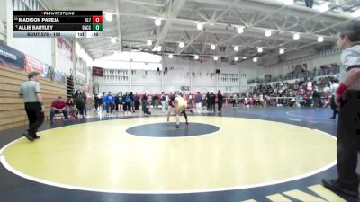 100 lbs Cons. Round 5 - Allie Bartley, Del Norte (Cresent City) vs Madison Pareja, San Lorenzo