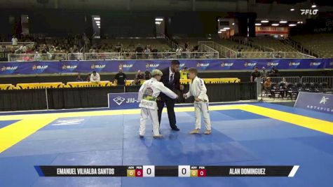Alan Dominguez vs Emanuel Vilhalba Santos 2026 Pan Kids Jiu-Jitsu IBJJF Championship