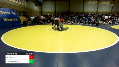 193 lbs Consi Of 16 #2 - Lolo Clark, Clovis vs Maddux Najera, Pomona (CO)