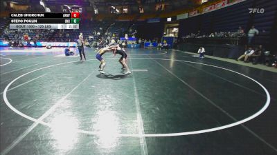 125 lbs Round Of 64 - Caleb Uhorchuk, Army vs Stevo Poulin, Northern Colorado