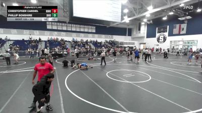 106 lbs Cons. Round 3 - Christopher Cardiel, Rancho Bernardo Wrestling Club vs Phillip Bonshire, South Hills High School