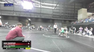 64 lbs Cons. Round 2 - Jack Thompson, Salina Wrestling Club vs Elias Calovich, Chapman Kids