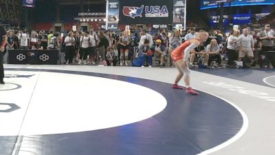 115 lbs Cons. Sub-rd Of 32 - Gianna Hoskins, Michigan vs Jameiah Johnson, Nebraska