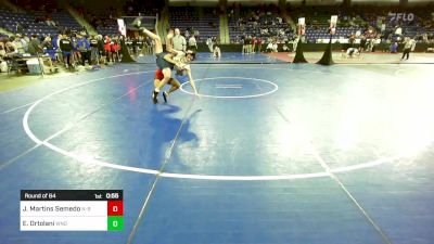 120 lbs Round Of 64 - Josiah Martins Semedo, New Bedford vs Evan Ortolani, Windham