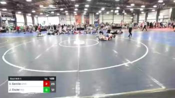 170 lbs Rr Rnd 1 - Vitolli Gentile, Camp Reynolds Wrestling Club vs James Dozier, Indiana Outlaws White