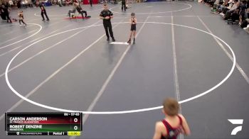 57-63 lbs Champ. Round 1 - Carson Anderson, St. Francis Gladiators vs Robert Denzine, Minnesota