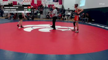 138 lbs Quarterfinal - Landon Torres, Clover Park vs Dobah Denetclaw, Centralia