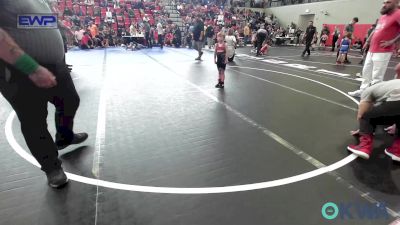 46 lbs Round Of 16 - Brantley Postma, Wagoner Takedown Club vs Weston Gordneer, Buck Pride Wrestling