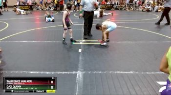 60 lbs Round 5 (6 Team) - Dax Quinn, Ragin Raisins Wrestling Club vs Taurence Walker, Illinois King Pins