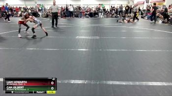 56 lbs Round 1 (8 Team) - Cam Gilbert, Dynasty Ruthless/U2 vs Liam Howarth, NC National Team