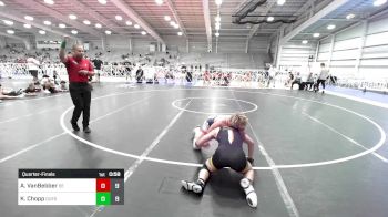 145 lbs Quarterfinal - Alek VanBebber, Beast Of The East vs Kase Chopp, Quest School Of Wrestling Gold
