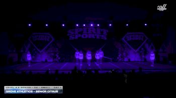 Grove Athletics - Senior Citrus [2026 L4.2 Senior - D2 - Small Day 1] 2026 Spirit Sports Myrtle Beach Nationals