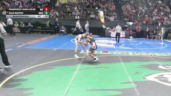Quarterfinal - Jace Martin, Wood River vs Francisco Juan Lucas, Madison