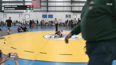 45 lbs Placement (4 Team) - Jed Bowman, DARKHORSE vs Emerick Ishuin, BELIEVE TO ACHEIVE