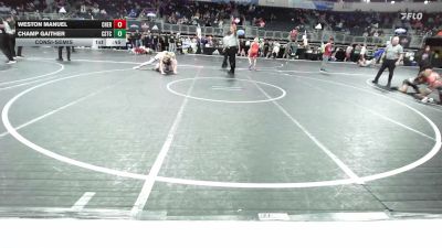 148 lbs Consolation - Weston Manuel, Cherokee Trail HS vs Champ Gaither, Cstc