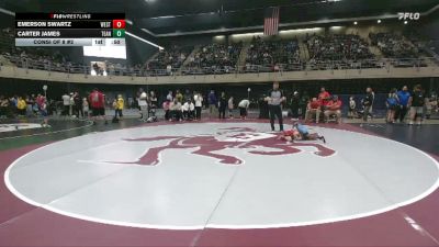 44 lbs Consi Of 8 #2 - Emerson Swartz, Westminster vs Carter James, Teaneck