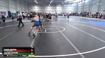 174 lbs Quarterfinal - Caden Droege, Elizabethtown vs Hunter Cleaver, Centenary (NJ)
