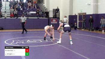 120 lbs Semifinal - Mason Barrett, Liberty HS vs Jacob Wright, Mt St Joseph