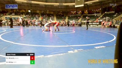 145 lbs Semifinal - Blest Woods, Big Game Wrestling Club vs Robert Miller, Tulsa Blue T Panthers