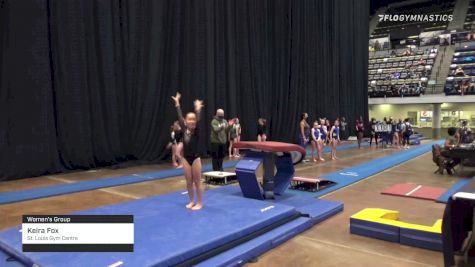 Keira Fox - Women's Group, St. Louis Gym Centre - 2021 Women's Xcel Region 4 Championships