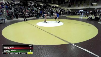 113 lbs Quarterfinal - Jadyn Wren, Clovis East vs Benicio Thome, Bishop Amat