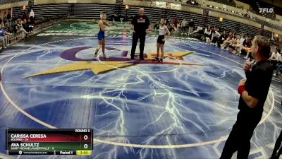 106 lbs Round 3 (4 Team) - Ava Schultz, Saint Michael/Albertville vs Carissa Ceresa, Holmen