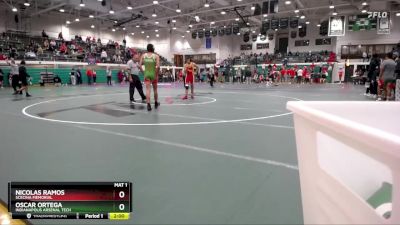 132 lbs Round 1 - Nicolas Ramos, Scecina Memorial vs Oscar Ortega, Indianapolis Arsenal Tech