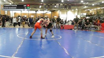 144 lbs Consolation - Alberico Mancini, Cranston West vs David Schneider, La Salle Academy