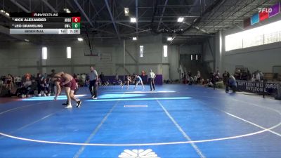 174 lbs Semifinal - Nick Alexander, Augsburg vs Leo Draveling, Wisconsin-La Crosse