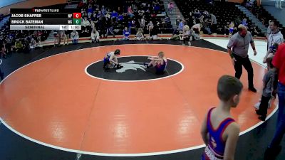 60 lbs Semifinal - Brock Bateman, Derry vs Jacob Shaffer, Mt. Pleasant