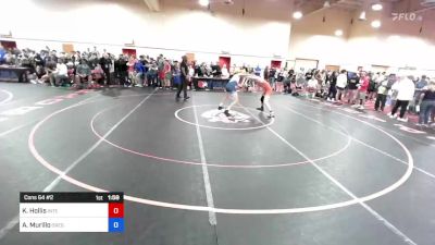 65 kg Cons 64 #2 - Kodi Hollis, Interior Grappling Academy vs Aiden Murillo, Oregon