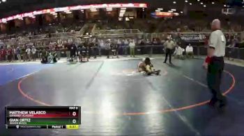 1A 113 lbs Cons. Semi - Gian Ortiz, Jensen Beach vs Matthew Velasco, Somerset Academy