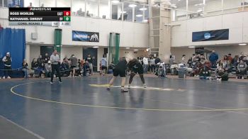 285 lbs Cons. Round 2 - Nathanael Obrzut, Delaware Valley vs Ross Worlds, Eastern