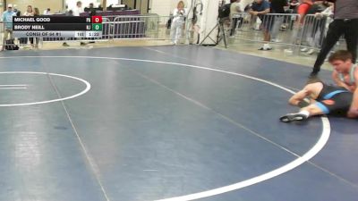 132 lbs Consi Of 64 #1 - Michael Good, PA vs Brody Neill, NJ