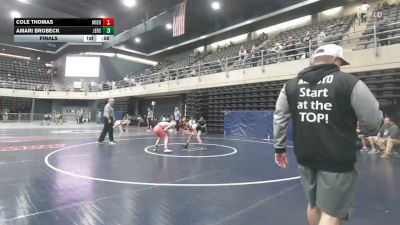 100 lbs Final - Cole Thomas, Middle River vs Amari Brobeck, Jersey Shore