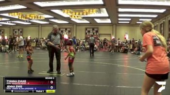 49 lbs Round 2 (6 Team) - Tyanna Evans, MGW- Bangster Berry vs Jenna Ewis, MGW- Cherry Blade Lemonade