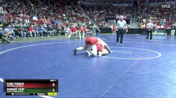 1A-215 lbs Champ. Round 1 - Parker Timp, South Winneshiek vs Coby Pierce, Kuemper Catholic