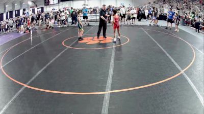 74 lbs Semis - Jaden Gamblin, Burnett Trained Wrestling vs Cruz Peterson, Team Donahoe Wrestling Club