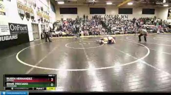 152 lbs Semifinal - Ruben Hernandez, Ontario vs Ernie Preciado, Woodburn