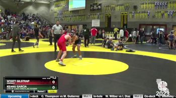 128 lbs Quarterfinal - Keanu Garcia, Lion Of Judah Wrestling Academ vs Wyatt Gilstrap, Oakdale